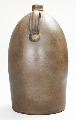 3 Gal. BEN BAER / CHARLESTON, W. VA Stoneware Stenciled Advertising Jug