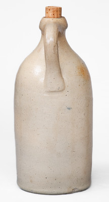 Rare Small-Sized Rochester, NY Stoneware Advertising Jug, possibly John Burger