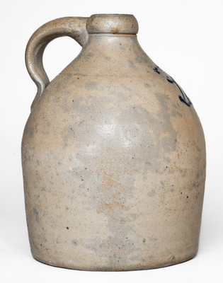 S. HART (Fulton, New York) Stoneware Presentation Jug, Inscribed