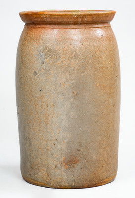 2 Gal. Maryland Stoneware Jar w/ Floral Decoration, circa 1875