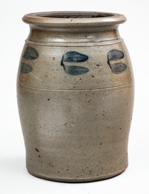 Attrib. G. & A. Black, Somerfield, PA Stoneware Jar
