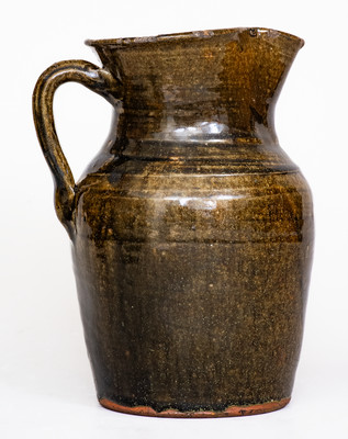 Scarce PENLAND (Buncombe County, NC) Alkaline-Glazed Stoneware Pitcher