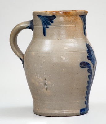 Attrib. Richard C. Remmey, Philadelphia, PA Decorated Stoneware Pitcher
