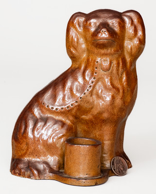 Indiana Sewer Tile Spaniel Figure,