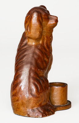 Indiana Sewer Tile Spaniel Figure, 