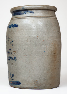 Rare E. LULLEY / WASHINGTON, DC Stoneware Jar