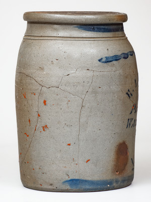 Rare E. LULLEY / WASHINGTON, DC Stoneware Jar