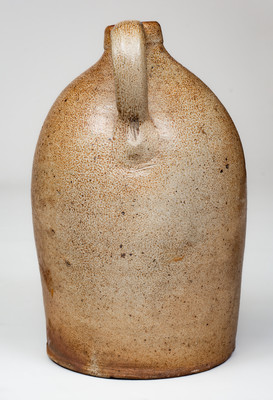 1 Gal. attrib. Pfaltzgraff, York, PA Stoneware Jug w/ Floral Decoration