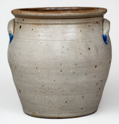 2 Gal. COWDEN & WILCOX / HARRISBURG, PA Stoneware Jar w/ Floral Decoration