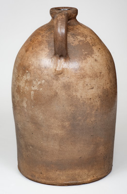 4 Gal. H. B. PFALTZGRAFF / YORK, PA Stoneware Jug w/ Floral Decoration