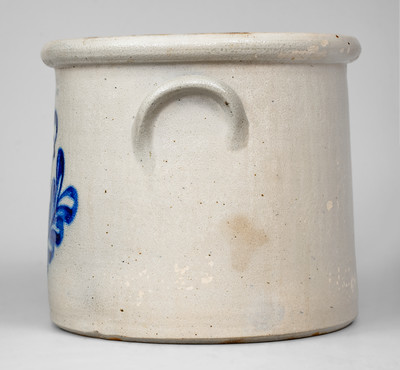 4 Gal. F. B. NORTON & CO. / WORCESTER, MASS. Stoneware Parrot Crock