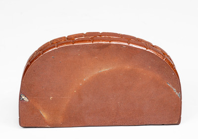 Unusual Ohio Sewer Tile Kiln Match Safe / Ashtray