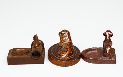 Lot of Three: Midwestern Sewer Tile Pieces