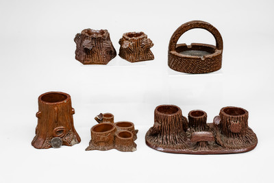 Lot of Six: Sewer Tile Match Safes