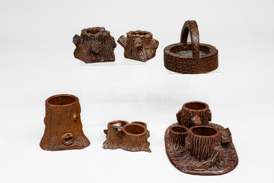 Lot of Six: Sewer Tile Match Safes