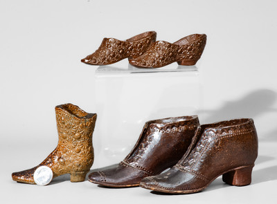 Lot of Five: Sewer Tile Shoes