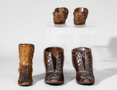 Lot of Five: Sewer Tile Shoes