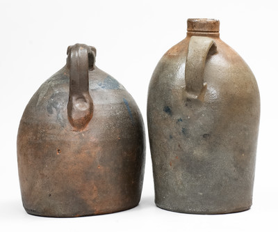 Lot of Two: Rare WV Stoneware incl. Rice & Broyles (Lindside), Jackson Courthouse (