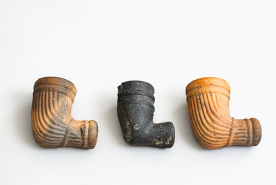 Lot of Ten: Ohio Pottery incl. Pitchers, Kiln Test, and Point Pleasant Pipes