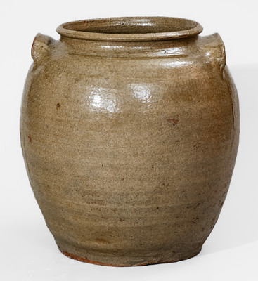 Fine "Lm" Stoneware Jar by David Drake, Edgefield District, South Carolina