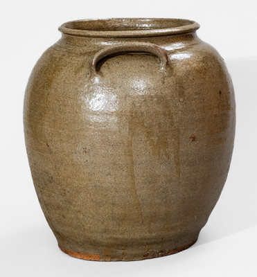 Fine "Lm" Stoneware Jar by David Drake, Edgefield District, South Carolina