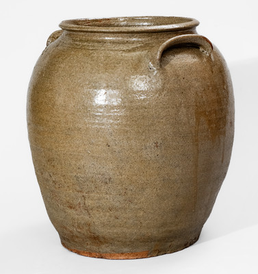 Fine "Lm" Stoneware Jar by David Drake, Edgefield District, South Carolina
