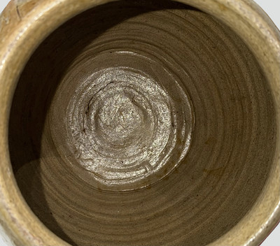 Fine "Lm" Stoneware Jar by David Drake, Edgefield District, South Carolina