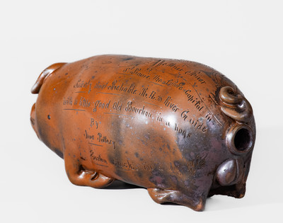 Exceptional Anna Pottery Nov. 1874 