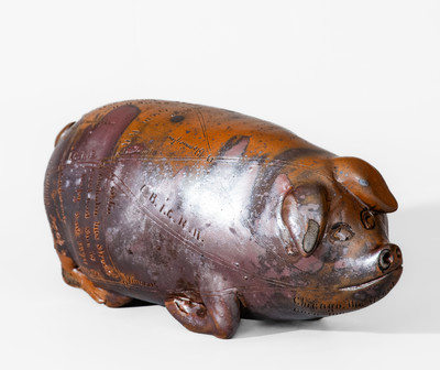 Exceptional Anna Pottery Nov. 1874 