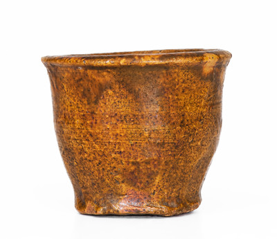 Miniature Eastern Tennessee Redware Jar, 19th century