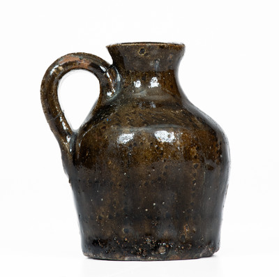 Miniature Catawba Valley, North Carolina Alkaline-Glazed Stoneware Jug