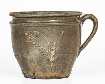 Rare attrib. Collin Rhodes, Shaw's Creek, Edgefield District, SC Stoneware Clabber Bowl