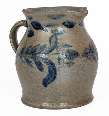 Rare attrib. Decker Pottery, Washington County, TN Squat-Form Stoneware Pitcher