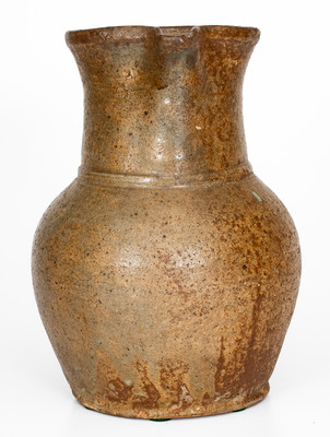 Edgefield District, SC Stoneware Pitcher, third quarter 19th century