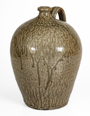 Fine Stoneware Jug attrib. Thomas Chandler, Edgefield, South Carolina