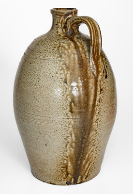 Important and Possibly Unique A. J. CRAVEN (Andrew Jackson Craven, Randolph Co, NC) Stoneware Jug