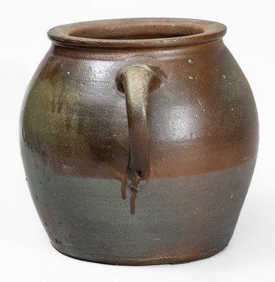 Rare Large-Sized Middle Tennessee Salt-Glazed Stoneware Flowerpot