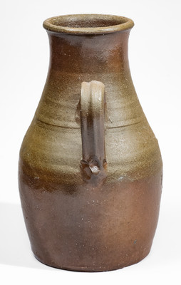 Large-Sized Middle Tennessee Stoneware Vase w/ Brown Slip Decoration