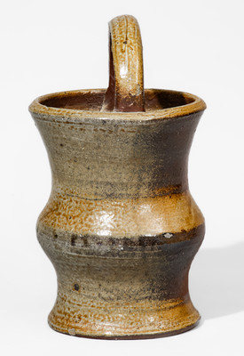 Middle Tennessee Salt-Glazed Stoneware Basket w/ Brown Slip