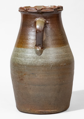 Large-Sized Salt-Glazed Middle TN Stoneware Vase w/ Brown Slip Decoration