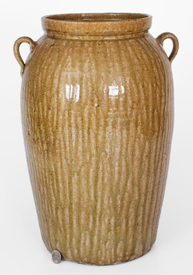 Large-Sized Alkaline-Glazed Georgia Stoneware Jar, second half 19th century