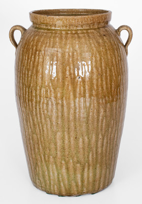 Large-Sized Alkaline-Glazed Georgia Stoneware Jar, second half 19th century