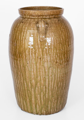 Large-Sized Alkaline-Glazed Georgia Stoneware Jar, second half 19th century