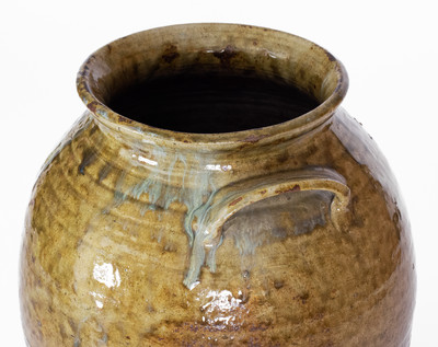 Fine attrib. Jesse P. Bodie Pottery, Kirksey's Crossroads, Edgefield District, SC Stoneware Jar