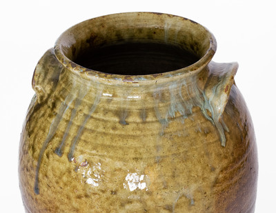 Fine attrib. Jesse P. Bodie Pottery, Kirksey's Crossroads, Edgefield District, SC Stoneware Jar