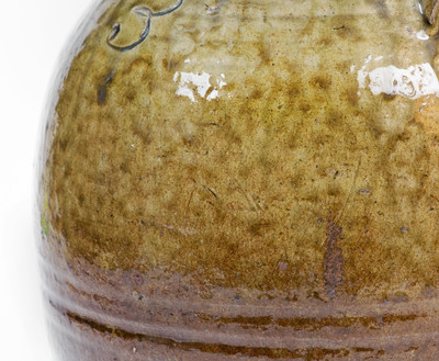 Fine attrib. Jesse P. Bodie Pottery, Kirksey's Crossroads, Edgefield District, SC Stoneware Jar