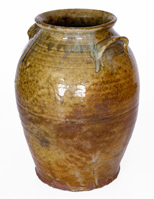 Fine attrib. Jesse P. Bodie Pottery, Kirksey's Crossroads, Edgefield District, SC Stoneware Jar
