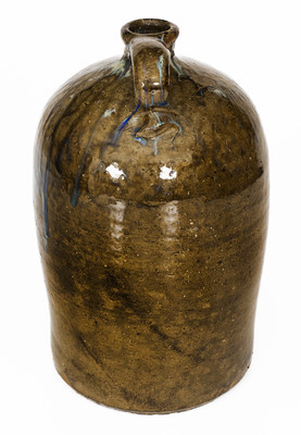 Cleburne County, Alabama Stoneware Jug w/ Rutile Decoration, fourth quarter 19th century