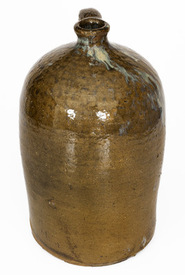 Cleburne County, Alabama Stoneware Jug w/ Rutile Decoration, fourth quarter 19th century