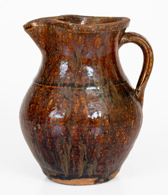Alkaline-Glazed Buncombe County, North Carolina Stoneware Pitcher, second half 19th century